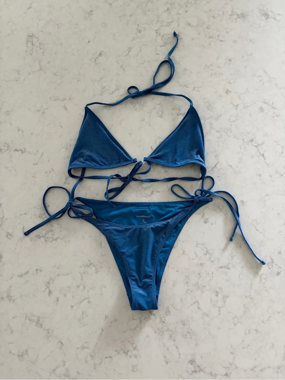 Blackbough Shimmer Royal Blue Bikini Set
